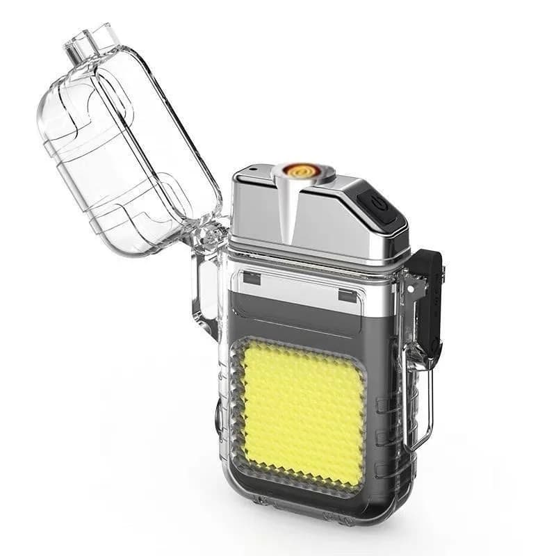 Linterna LED recargable mini flash con encendedor KL-303
